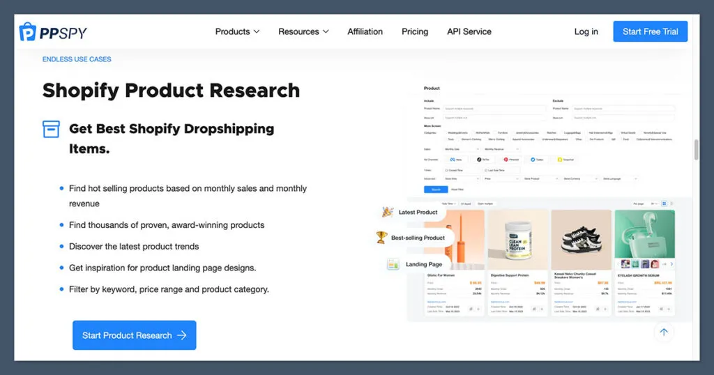 PPSPY – Công cụ “spy” Shopify & TikTok Ads bằng AI